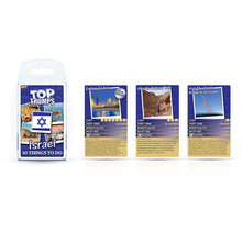 Load image into Gallery viewer, Israel Top Trumps Card Game - 30 Things To Do and See
