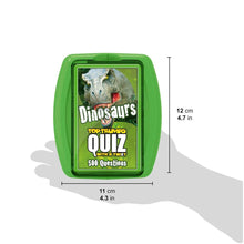 Load image into Gallery viewer, Dinosaurs Top Trumps Quiz Game
