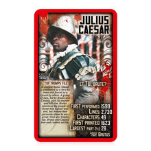 Load image into Gallery viewer, Shakespeare&#39;s Plays Top Trumps Card Game
