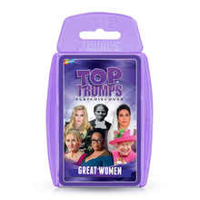Load image into Gallery viewer, Great Women Top Trumps Card Game

