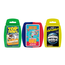 Load image into Gallery viewer, World Quiz Night Top Trumps Card Game Bundle
