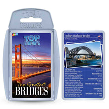 Load image into Gallery viewer, Bridges, Beats and Beaches Top Trumps Bundle Card Game
