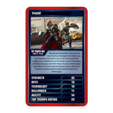 Load image into Gallery viewer, Marvel Cinematic Universe Top Trumps Special Card Game
