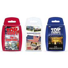 Load image into Gallery viewer, Red White and Blue Top Trumps Card Game Bundle
