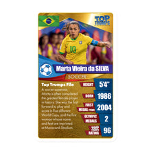 Load image into Gallery viewer, Top Women Athletes Top Trumps Card Game
