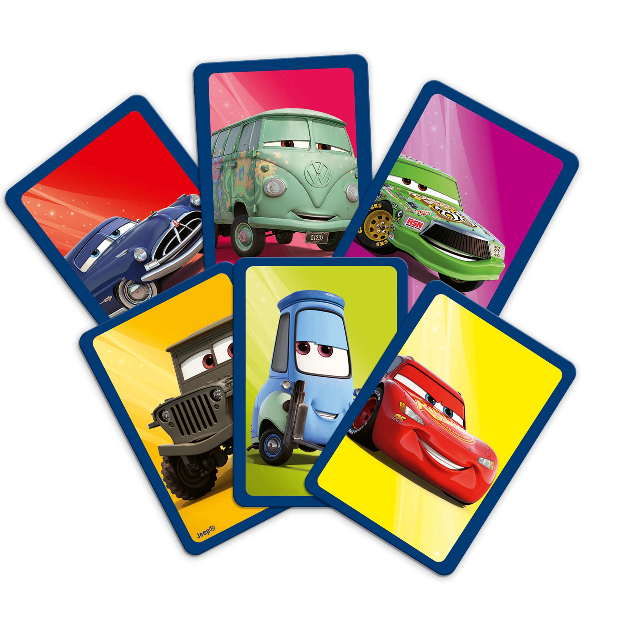 Pixar Cars Top Trumps Match - The Crazy Cube Game