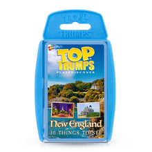 Load image into Gallery viewer, New England Top Trumps Cards Game - 30 Things To Do and See