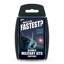 Load image into Gallery viewer, Ultimate Military Jets Top Trumps Card Game