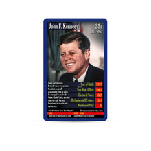 Load image into Gallery viewer, US Presidents Top Trumps Card Game