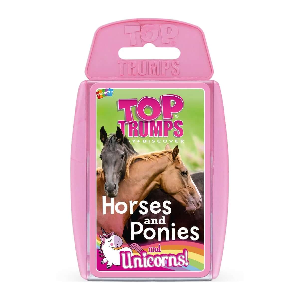 Udførelse Samlet royalty Horses, Ponies and Unicorns Top Trumps Card Game