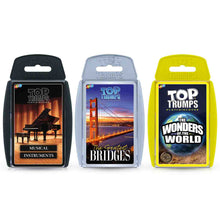 Load image into Gallery viewer, Bridges, Beats and Beaches Top Trumps Bundle Card Game